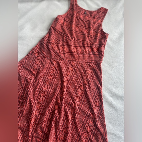 Prana Dresses & Skirts - prAna Amelie tribal geometric pattern Tank Dress | coral/raisin S